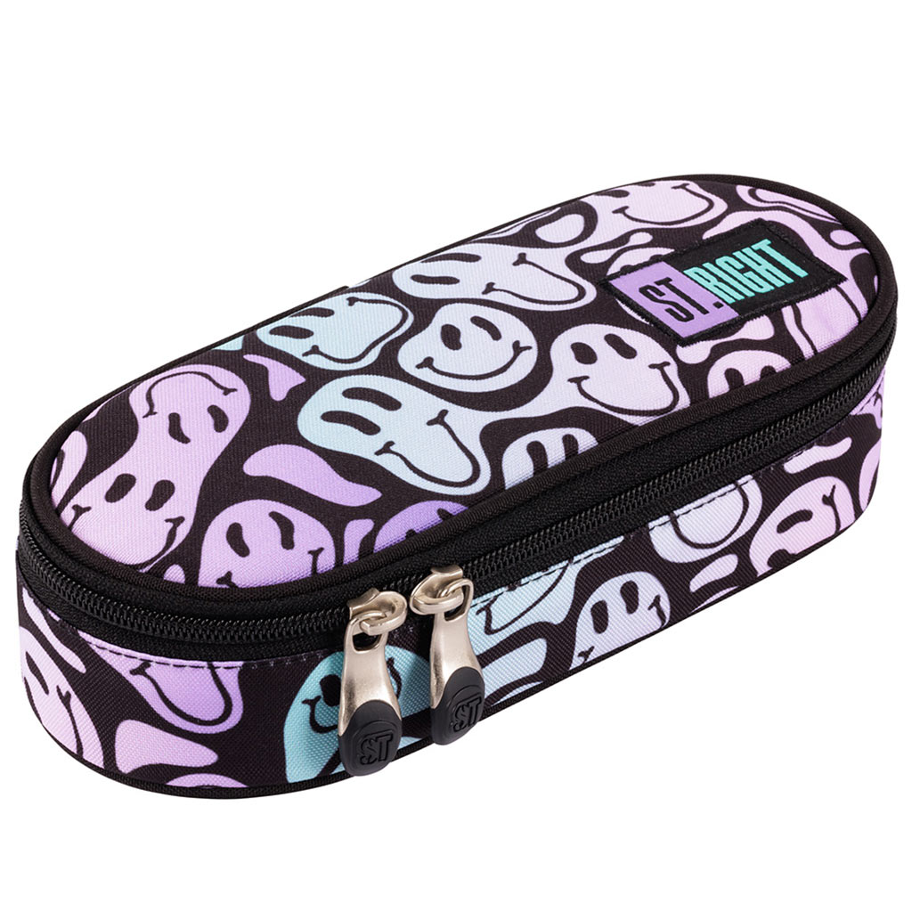 St.Right: Crazy Face ovales Federmäppchen 23cm
