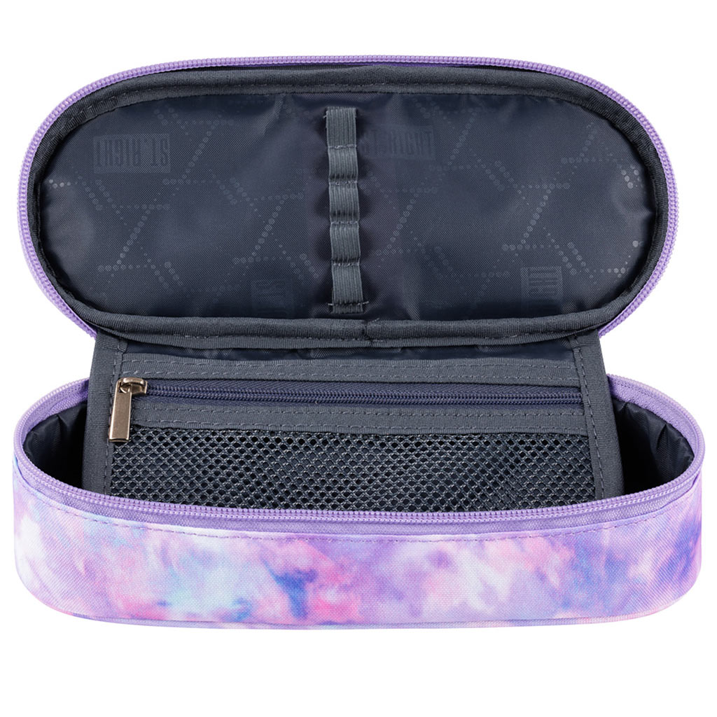 St.Right: Ovales Federmäppchen in Pastelllila, 23 cm kép 2