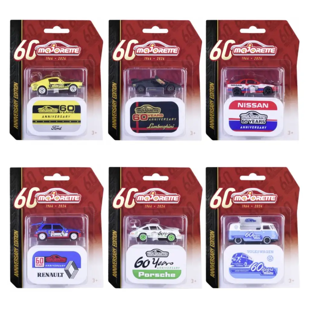 Majorette 60. Jubiläum Miniaturautos mit Geschenkbox 1/64 in mehreren Varianten 1 Stück - Simba Toys