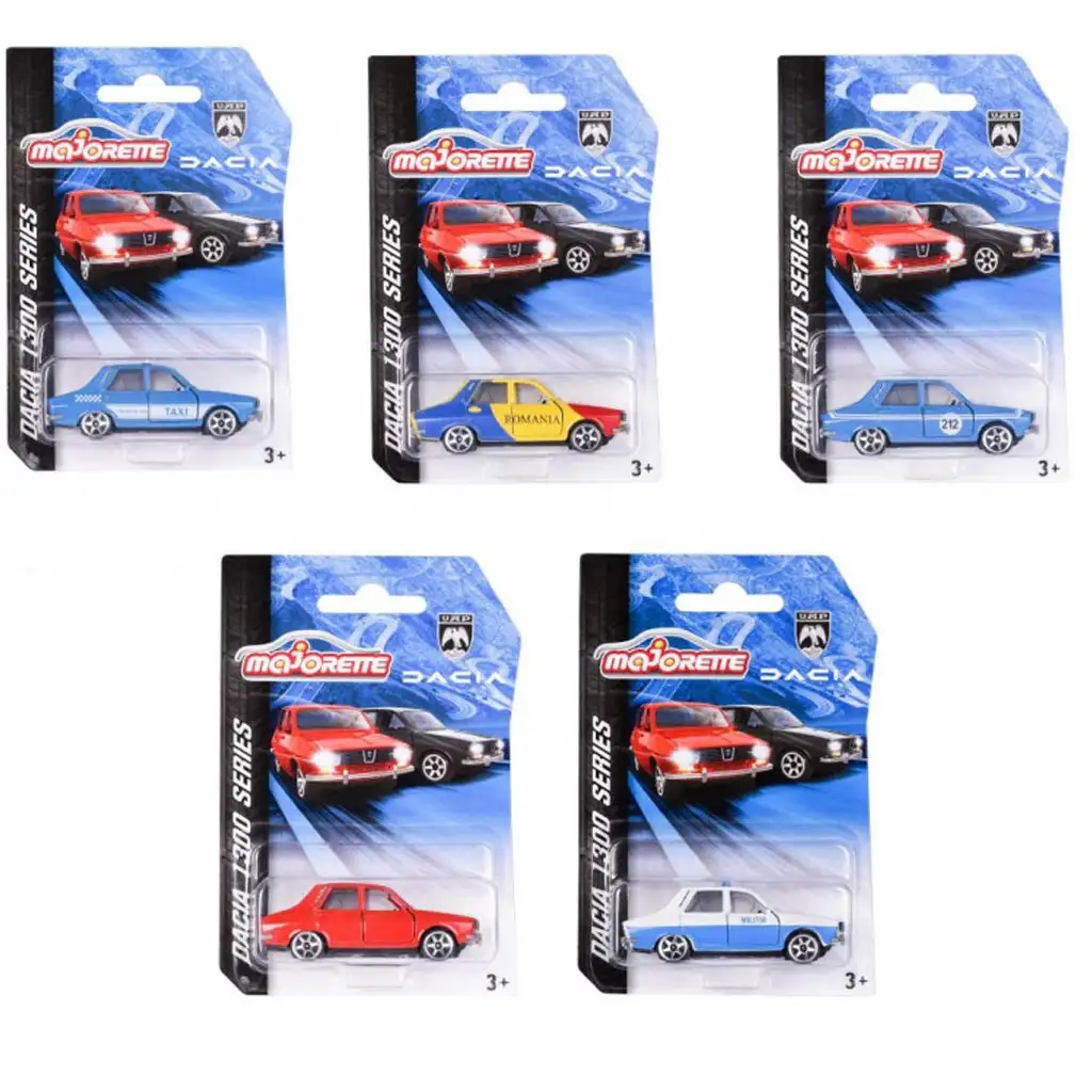Majorette: Dacia 1300 Serien Automodelle in verschiedenen Varianten 1/64 1 Stück - Simba Toys