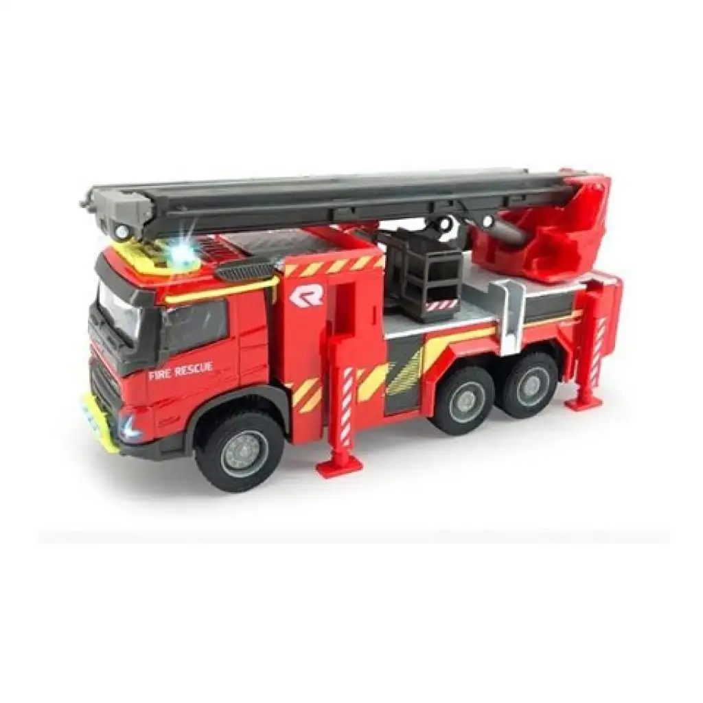 Majorette: Volvo Feuerwehrauto mit Licht und Sound 19cm - Simba Toys kép 2