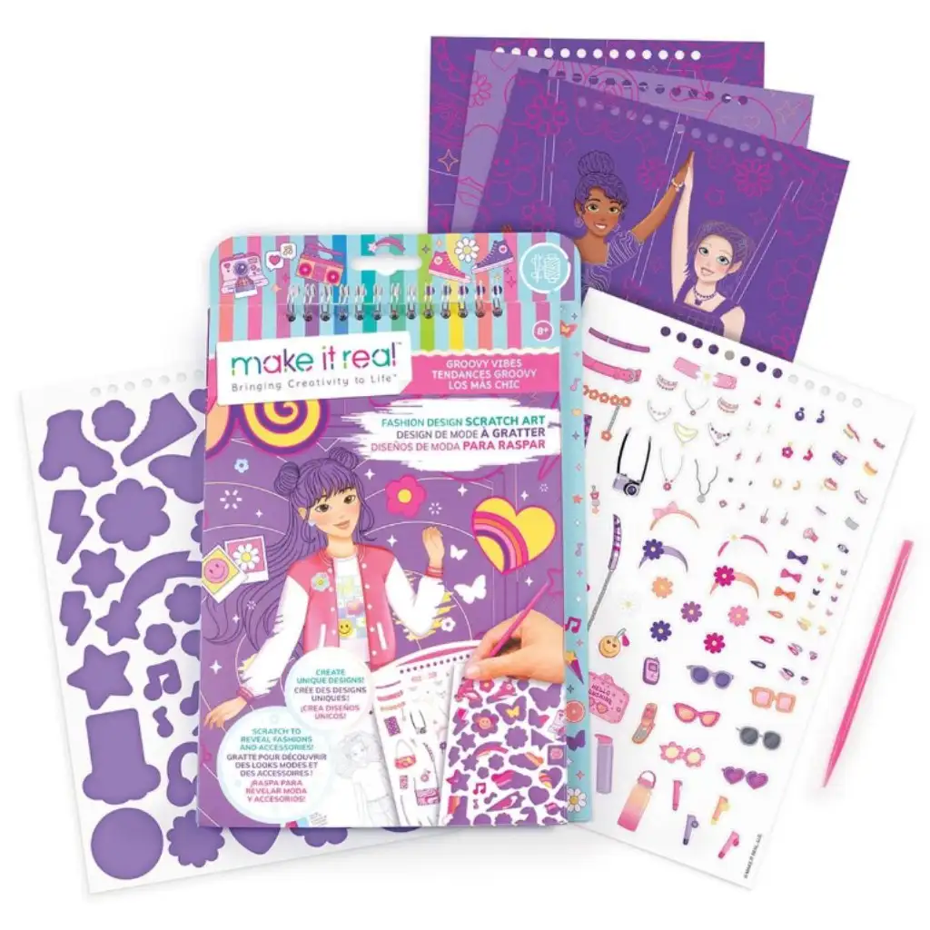 Make It Real: Mode-Design-Skizzenbuch - Scratch-Groove-Stimmung kép 3