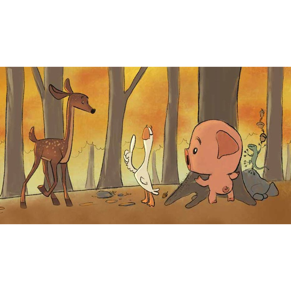 Malac und Gans machen einen Ausflug – Bildergeschichte kép 2