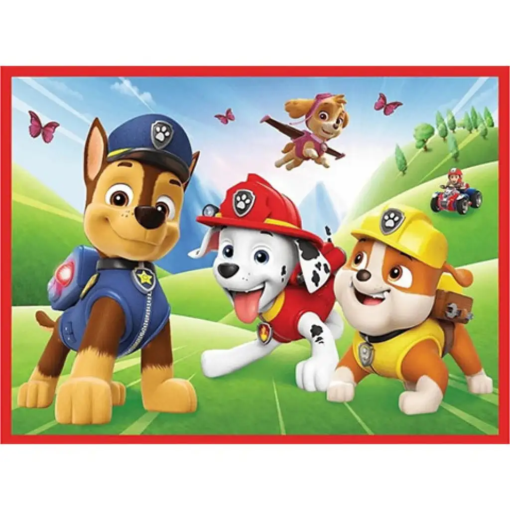 Paw Patrol 2-in-1 Puzzle und Memo-Spiel - Trefl kép 3