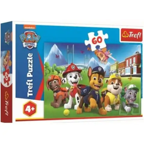 Paw Patrol: Das Team im Garten 60-teiliges Puzzle - Trefl
