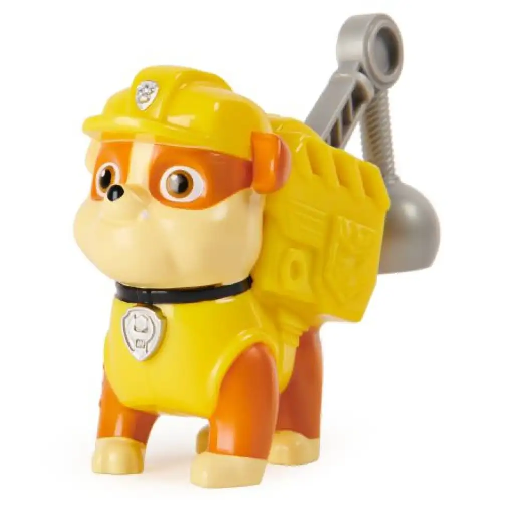 Paw Patrol: Action Pack Rubble Spielfigur mit Funktion - Spin Master kép 2