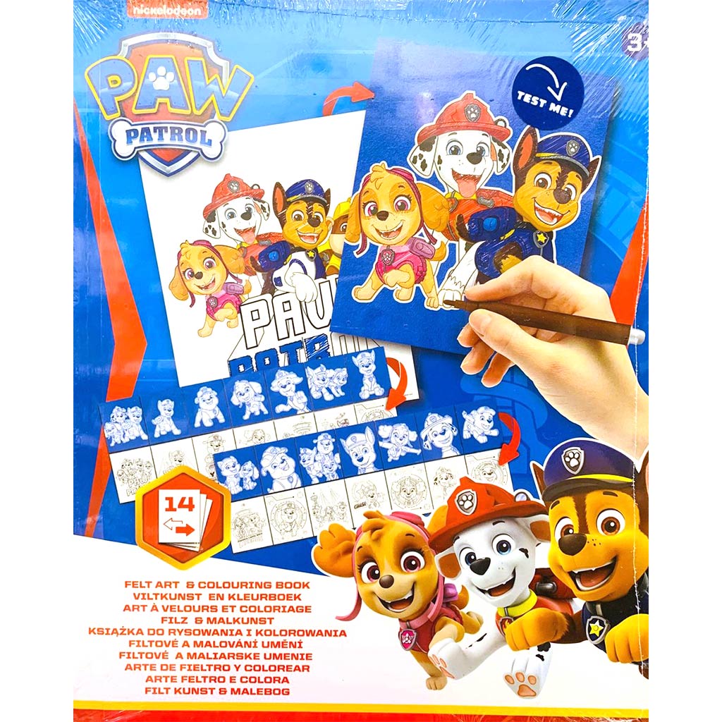 Canenco: Paw Patrol Filzkunst und Malbuch