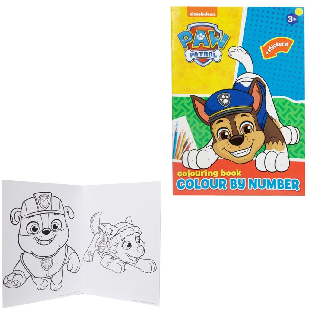 Paw Patrol: Malen nach Zahlen – Sticker-Malbuch kép 2