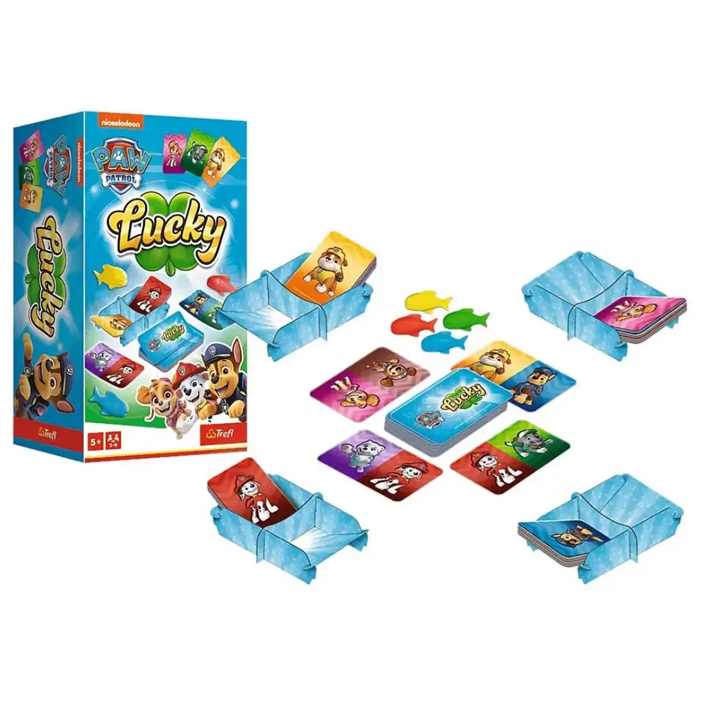 Paw Patrol: Lucky Kartenspiel - Trefl kép 2