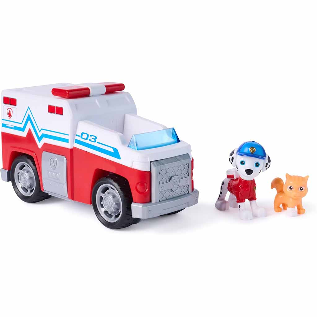 Paw Patrol: Search & Rescue Rückzieh-Marshall-Fahrzeug mit Figur – Spin Master kép 3