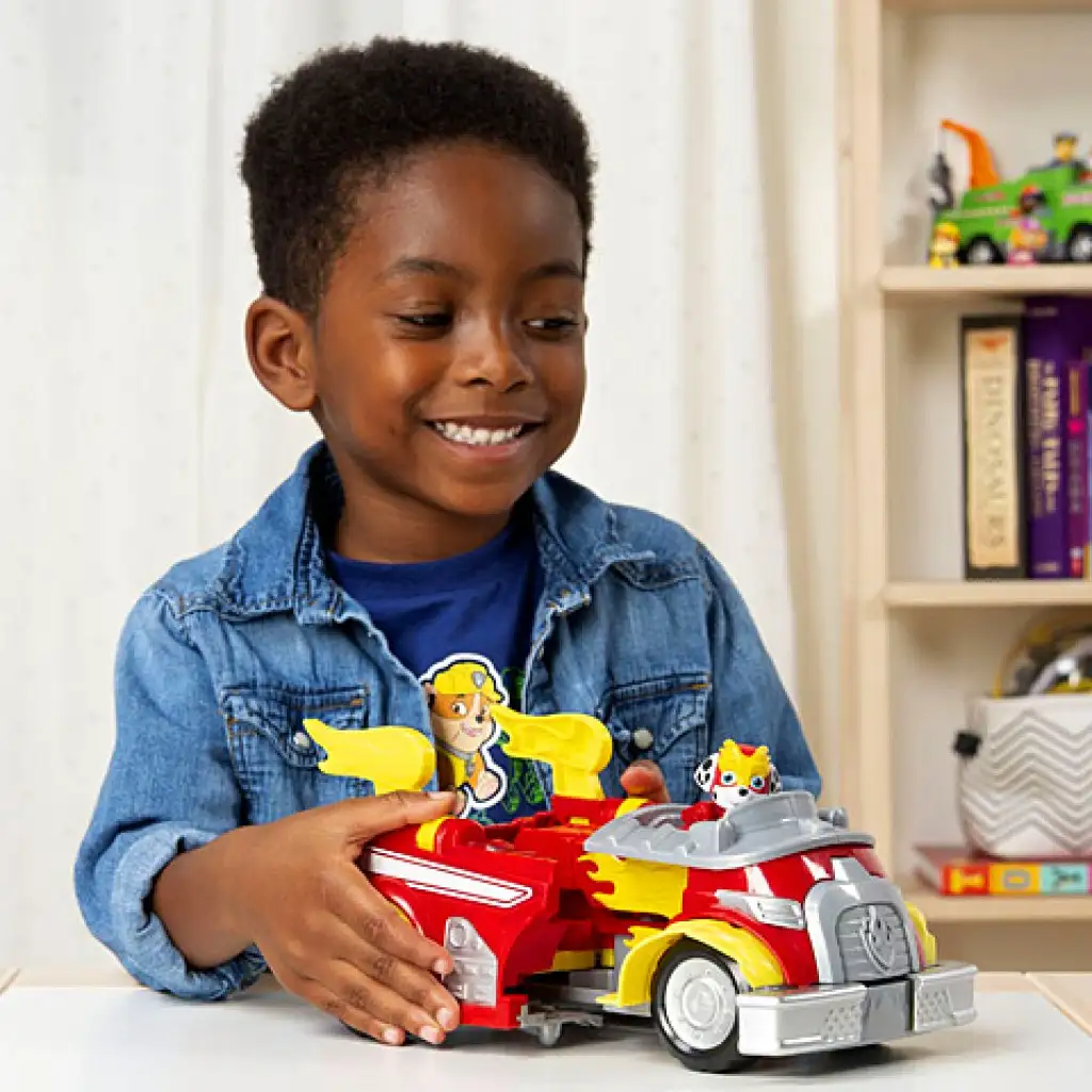 Paw Patrol Mighty Pups Marshall Fahrzeug - Spin Master kép 4