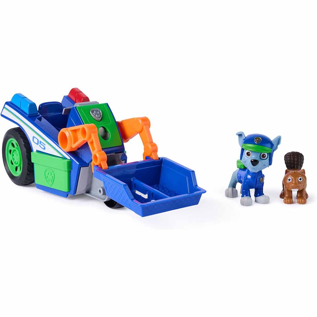 Paw Patrol: Search & Rescue Rückziehauto von Rocky mit Figur – Spin Master kép 3