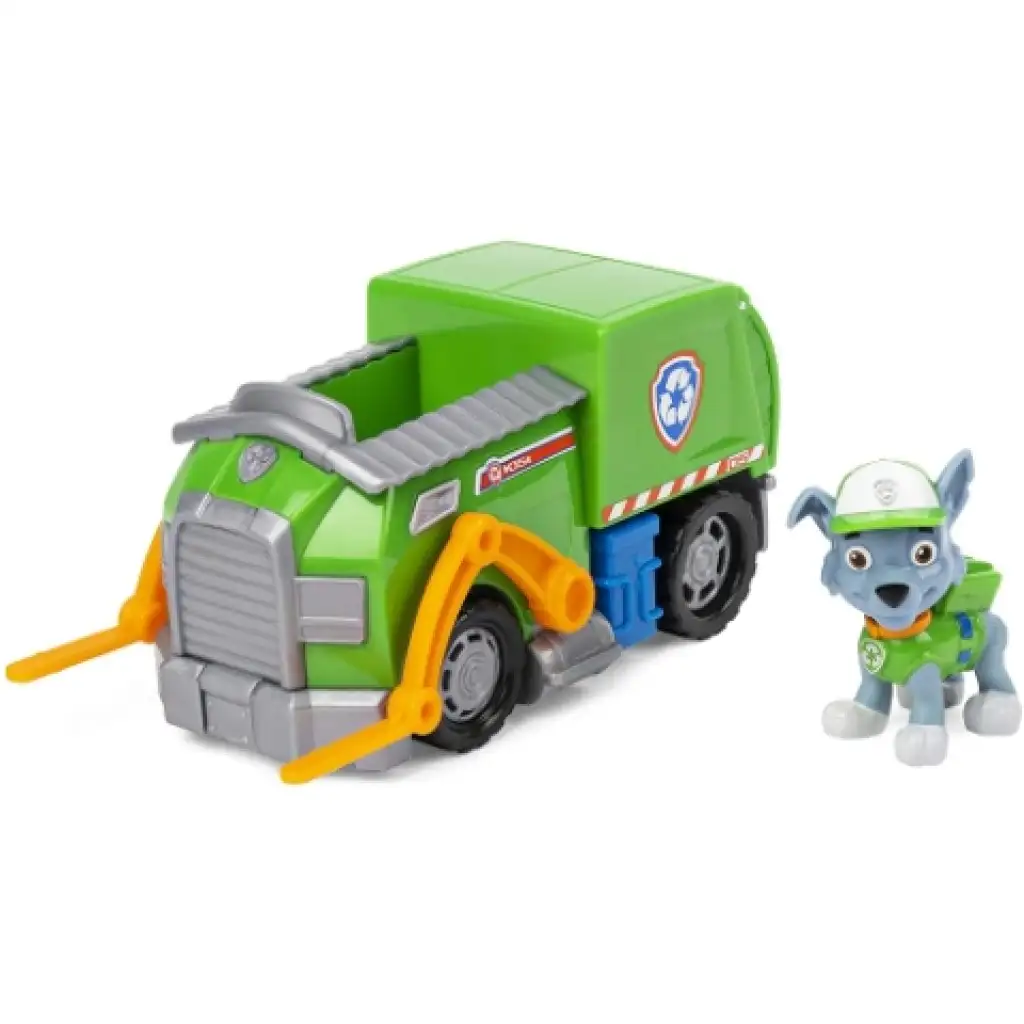 Paw Patrol Rockys Recycling-LKW mit Hundefigur - Spin Master kép 2
