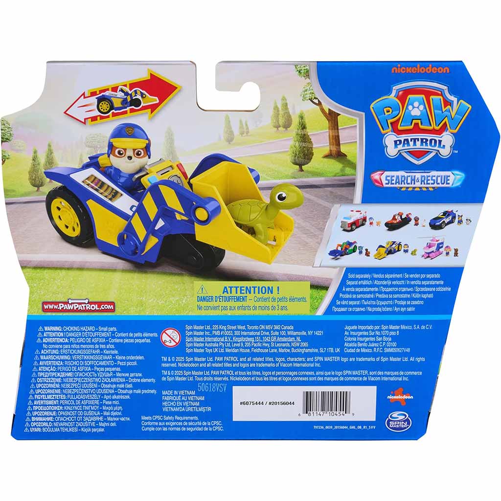 Paw Patrol: Search & Rescue Rückziehbares Rubble-Fahrzeug mit Figur - Spin Master kép 2