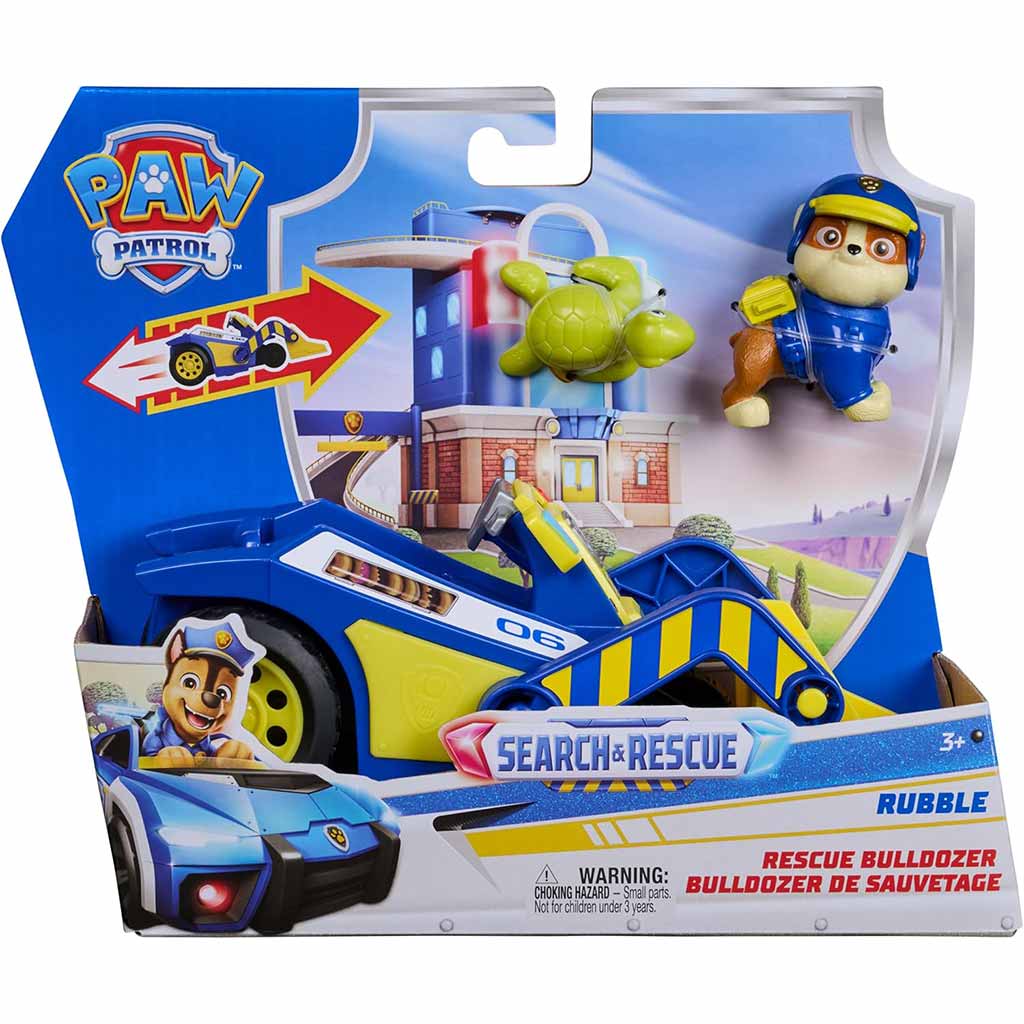 Paw Patrol: Search & Rescue Rückziehbares Rubble-Fahrzeug mit Figur - Spin Master