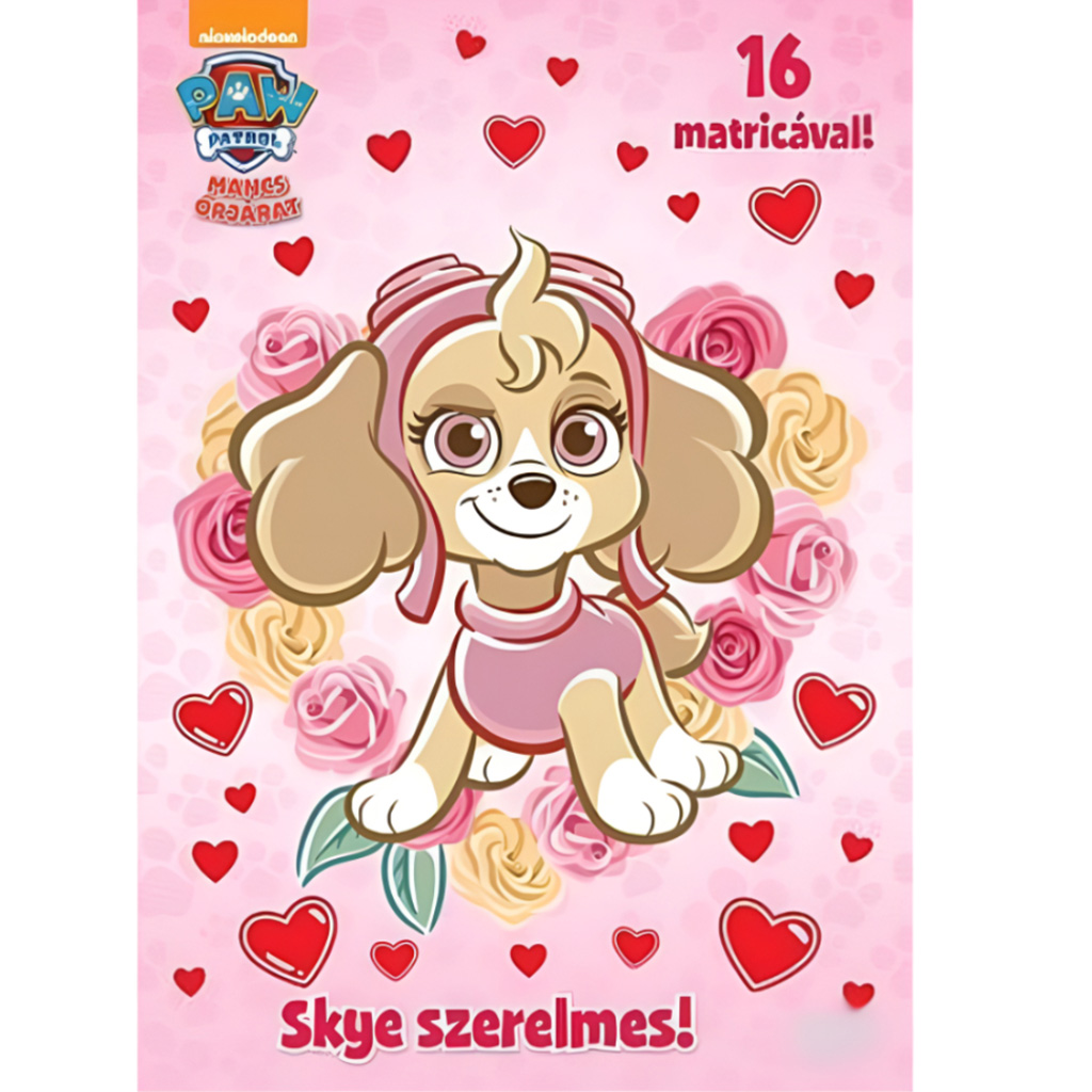 Paw Patrol: Skye ist verliebt! Malbuch mit Stickern