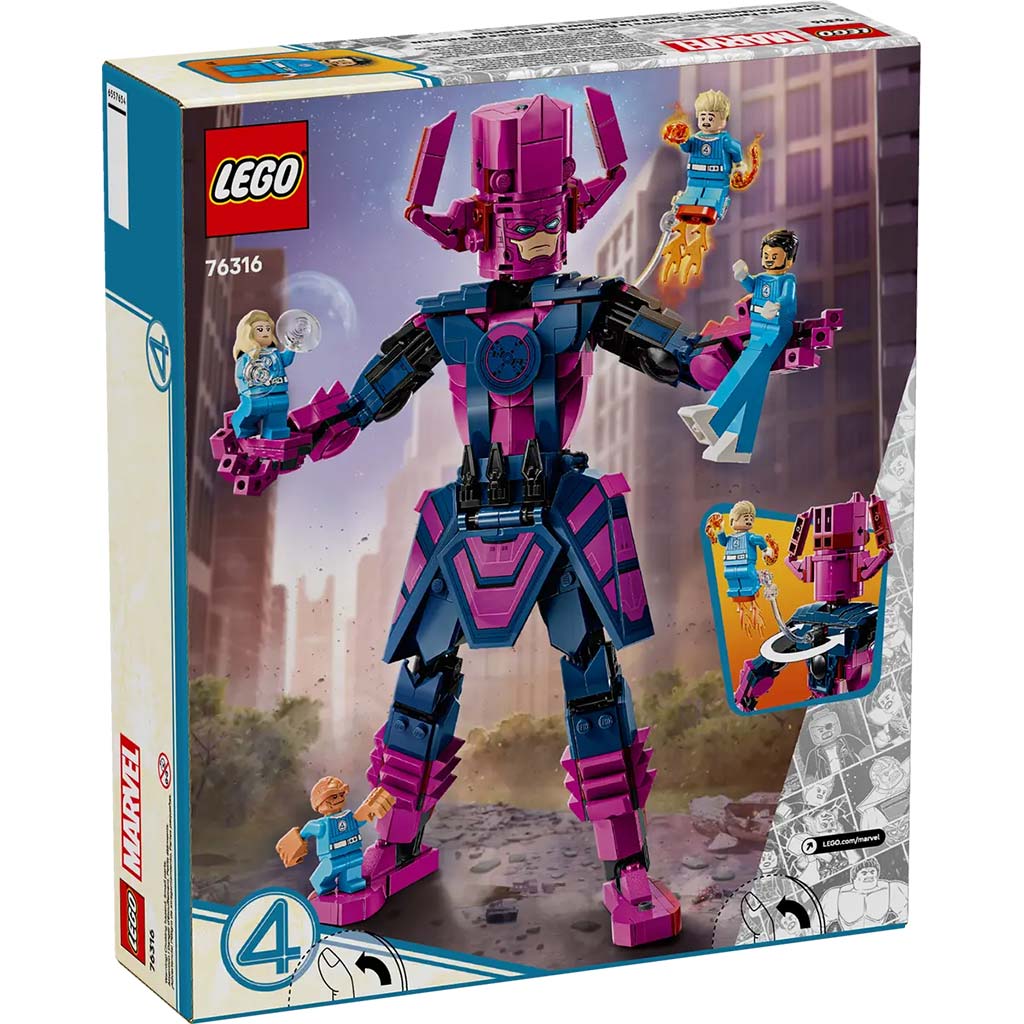 LEGO® Marvel: Das Fantastische Vier gegen Galactus Bauset mit Figuren (76316) kép 2