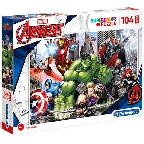 Marvel Avengers 104-teiliges Maxi Puzzle - Clementoni kép 1