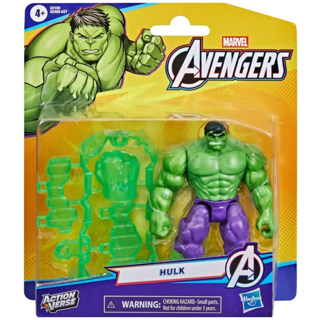 Marvel Avengers Action Verse Hulk-Figur - Hasbro