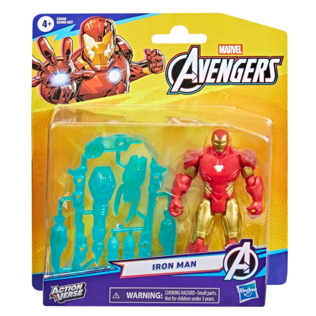 Marvel Avengers Action Verse Iron Man-Figur – Hasbro