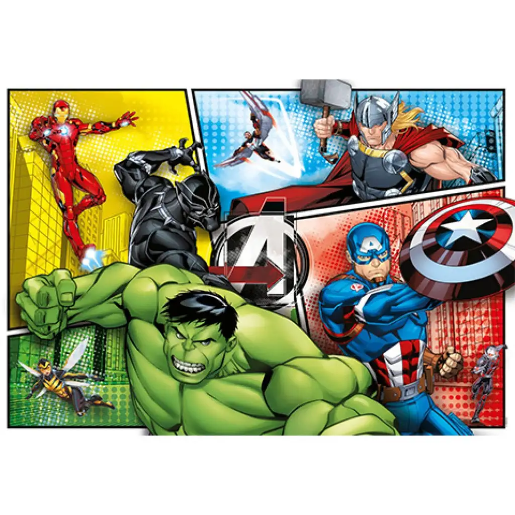 Marvel Avengers Supercolor Puzzle 104 Teile - Clementoni kép 2