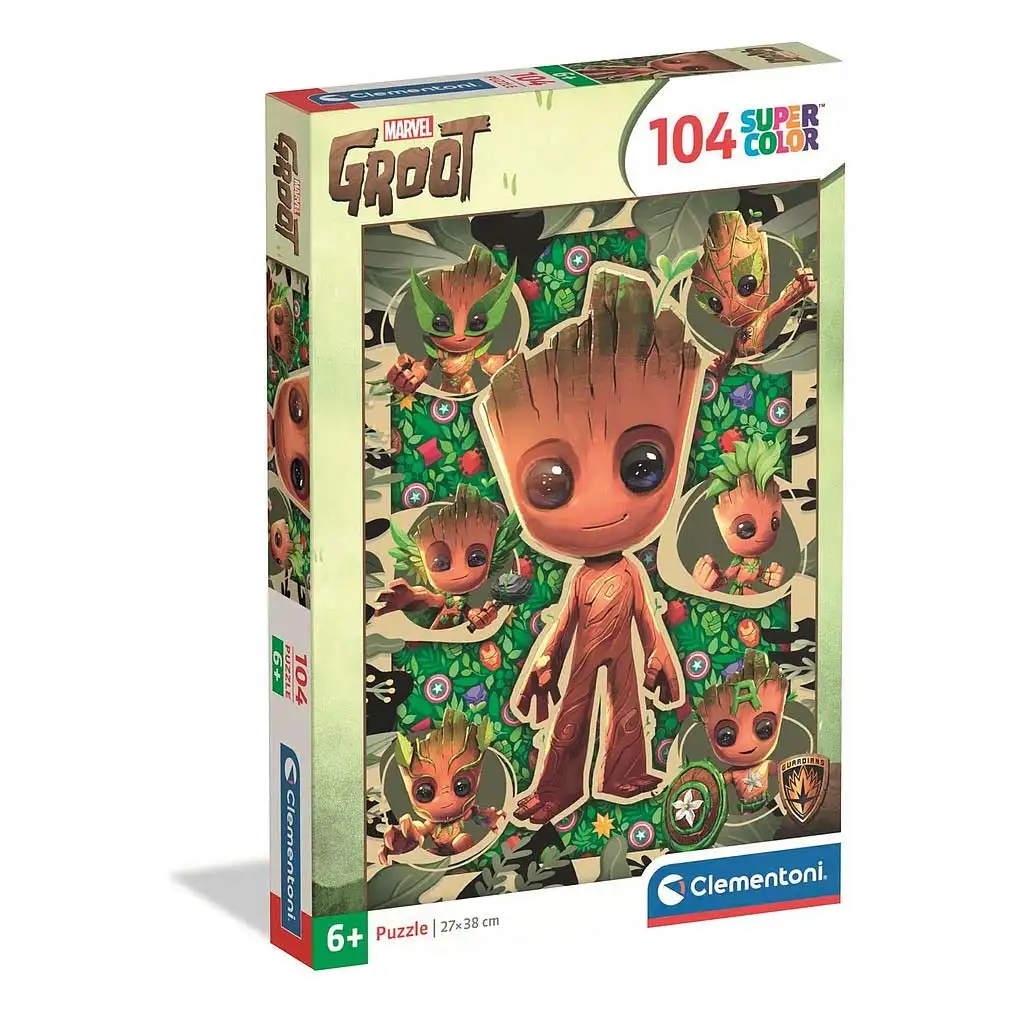 Marvel A galaxis őrzői Groot 104db-os supercolor puzzle - Clementoni kép 1