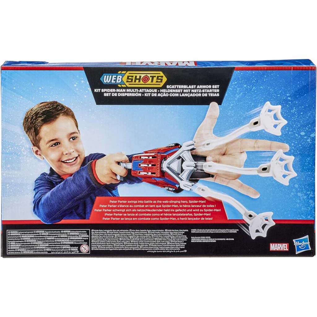 Marvel Spider-Man: Web Shots Scatterblast Armor Spielset - Hasbro kép 2
