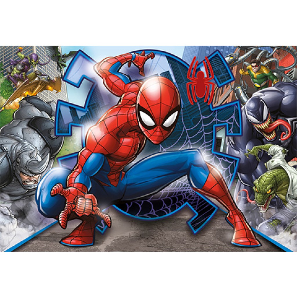 Marvel Spider-Man Supercolor 104-teiliges Puzzle - Clementoni kép 2