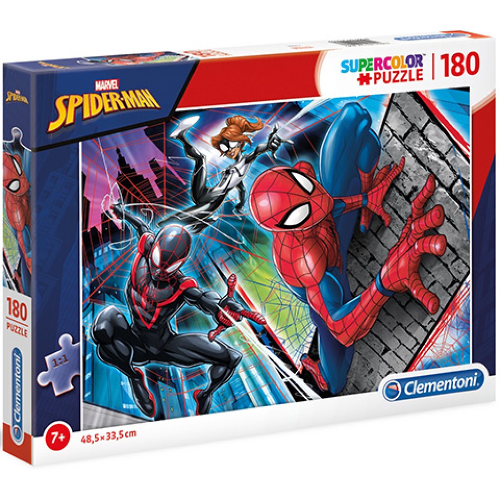 Marvel Spider-Man Supercolor Puzzle 180 Teile - Clementoni