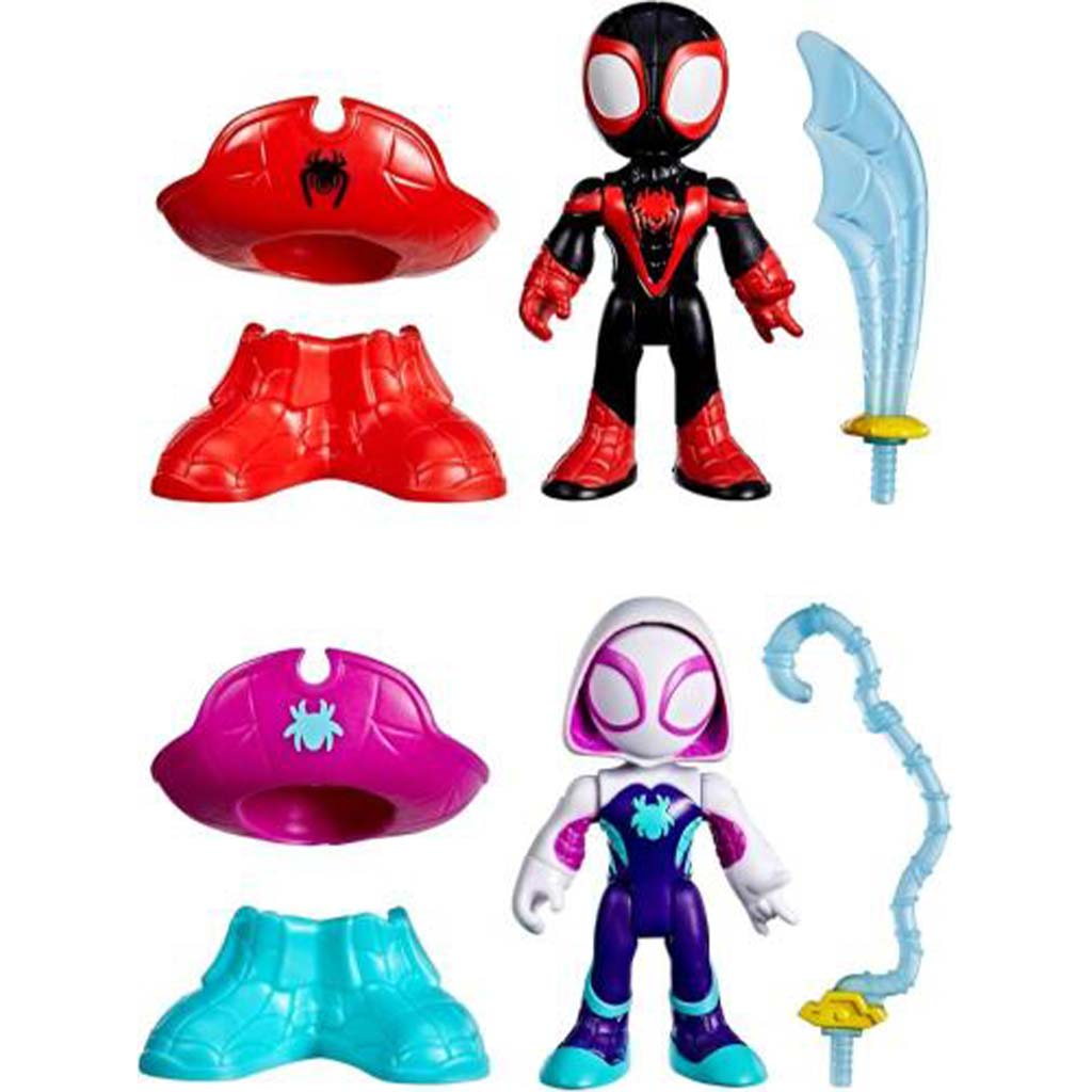 Póki und seine wundervollen Freunde: Water-Webs Pirat Ghost-Spider und Pirat Spin Spielset - Hasbro kép 2