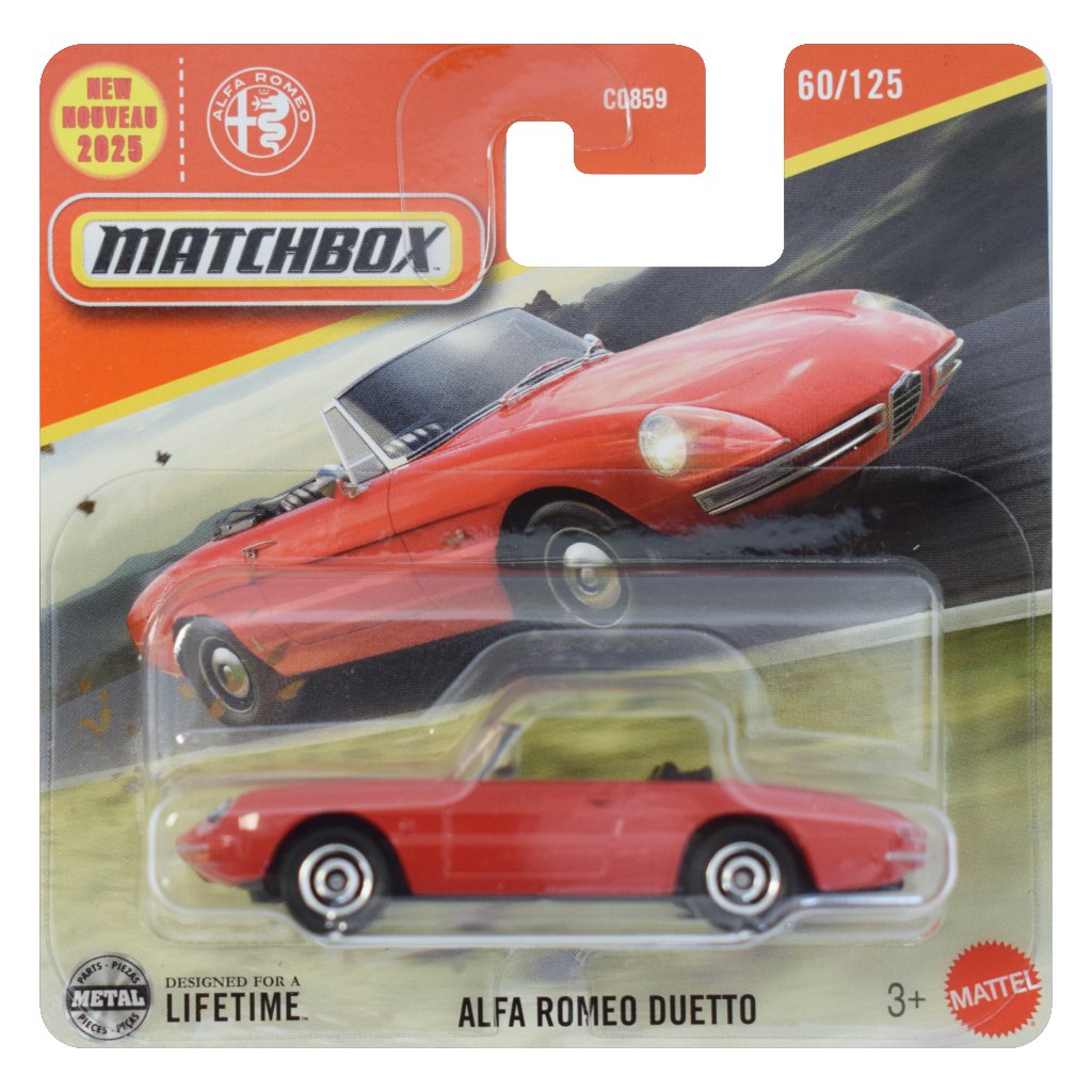 Matchbox: Alfa Romeo Duetto Spielzeugauto 1/64 – Mattel