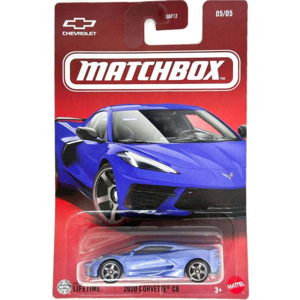 Matchbox: Ikonischer 2020 Corvette C8 Modellwagen 1/64 - Mattel