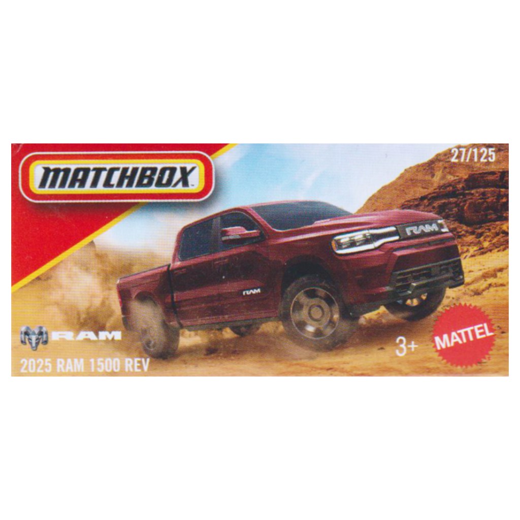 Matchbox 2025 RAM 1500 REV Spielzeugauto 1:64 – Mattel