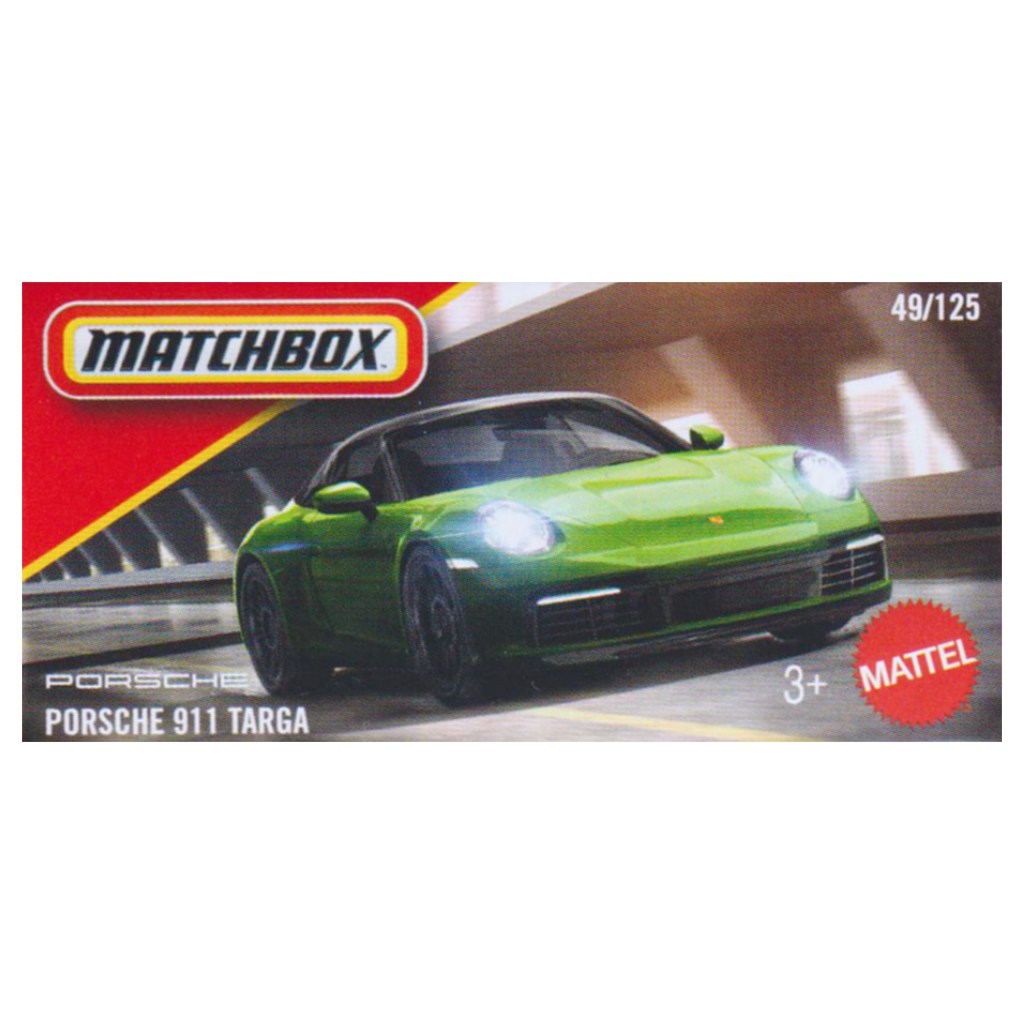 Matchbox Porsche 911 Targa Modellauto 1:64 – Mattel