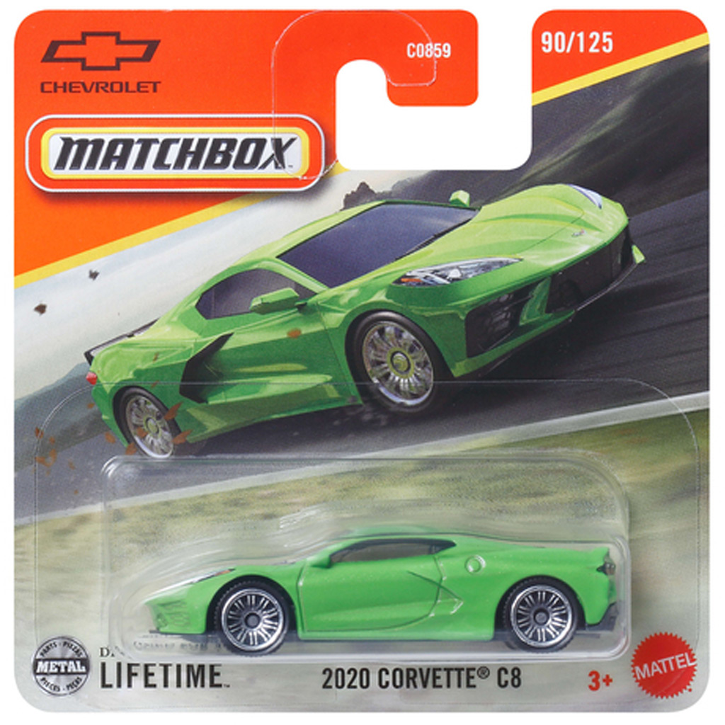 Matchbox: 2020 Corvette C8 Miniaturauto 1/64 - Mattel