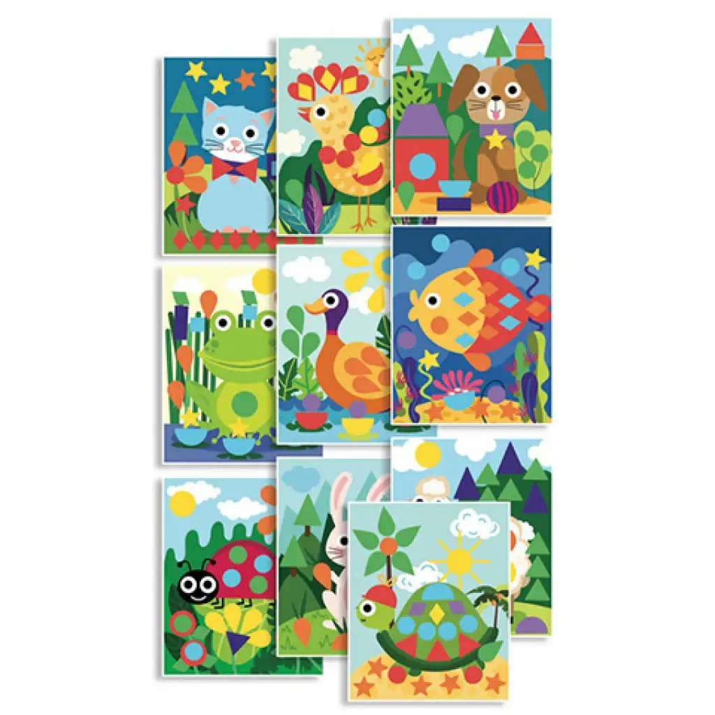 Sticker-Bilderset - Tiere kép 2