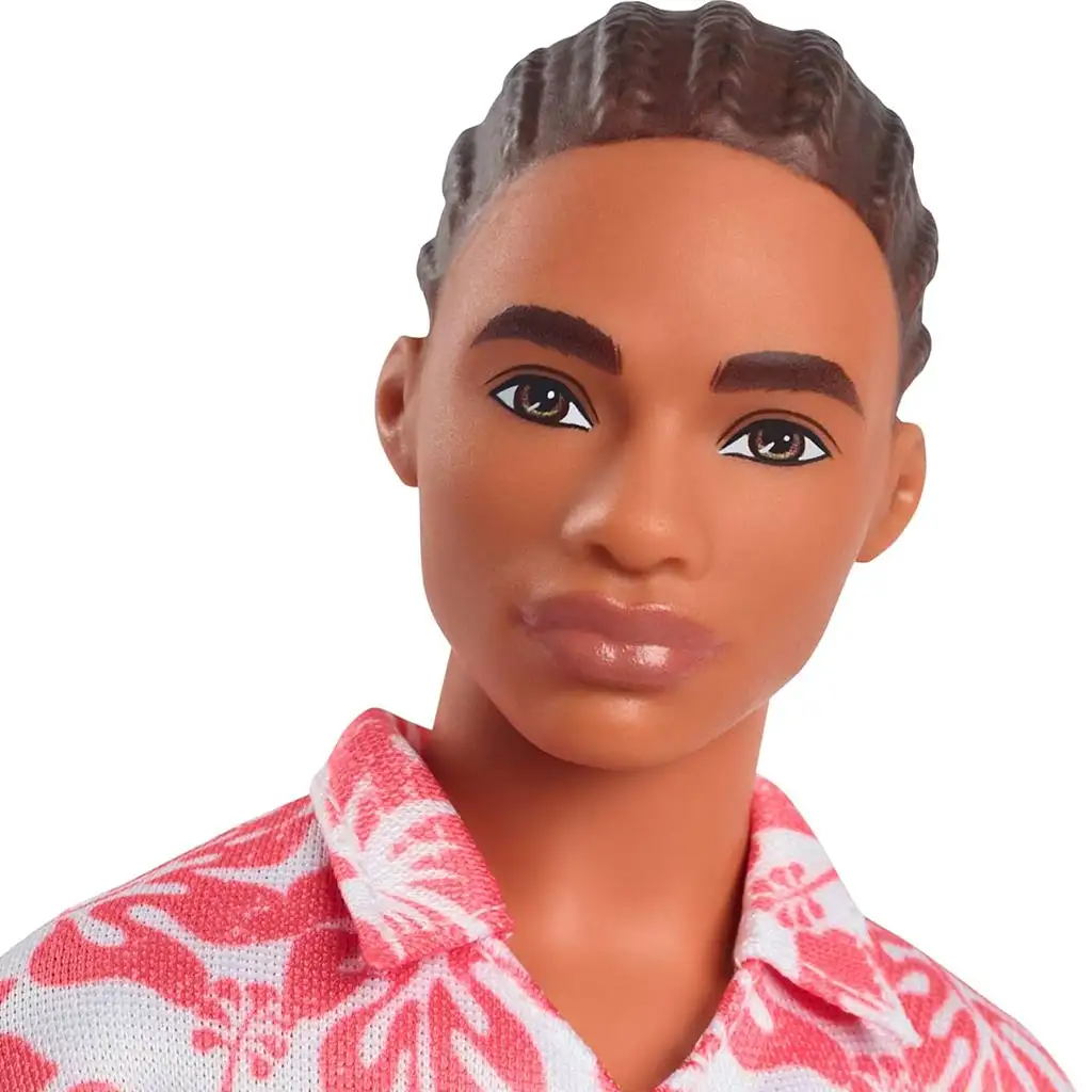 Barbie: Modeikone Ken-Puppe in rosa Blumenoutfit - Mattel kép 2