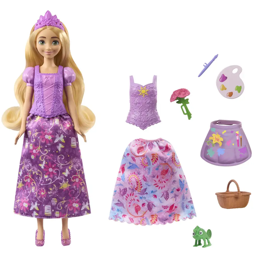 Disney Prinzessinnen: Rapunzel Märchenset - Mattel kép 2