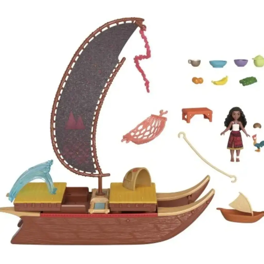 Disney Prinzessinnen: Vaiana 2 Traumhafte Segelboot Spielset - Mattel kép 2
