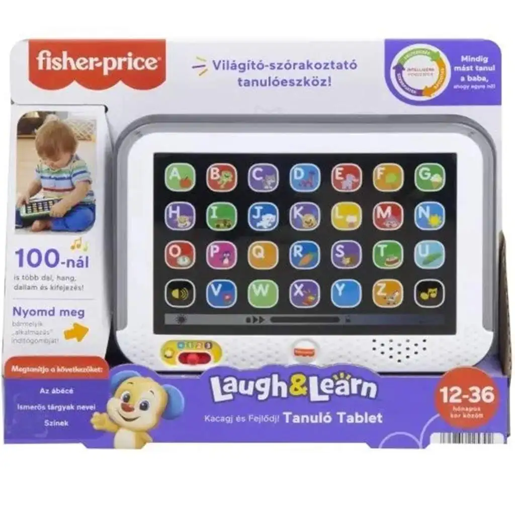 Fisher-Price: Lachen und Lernen Lerntablet 2024 Ausgabe (ungarische Sprache) - Mattel