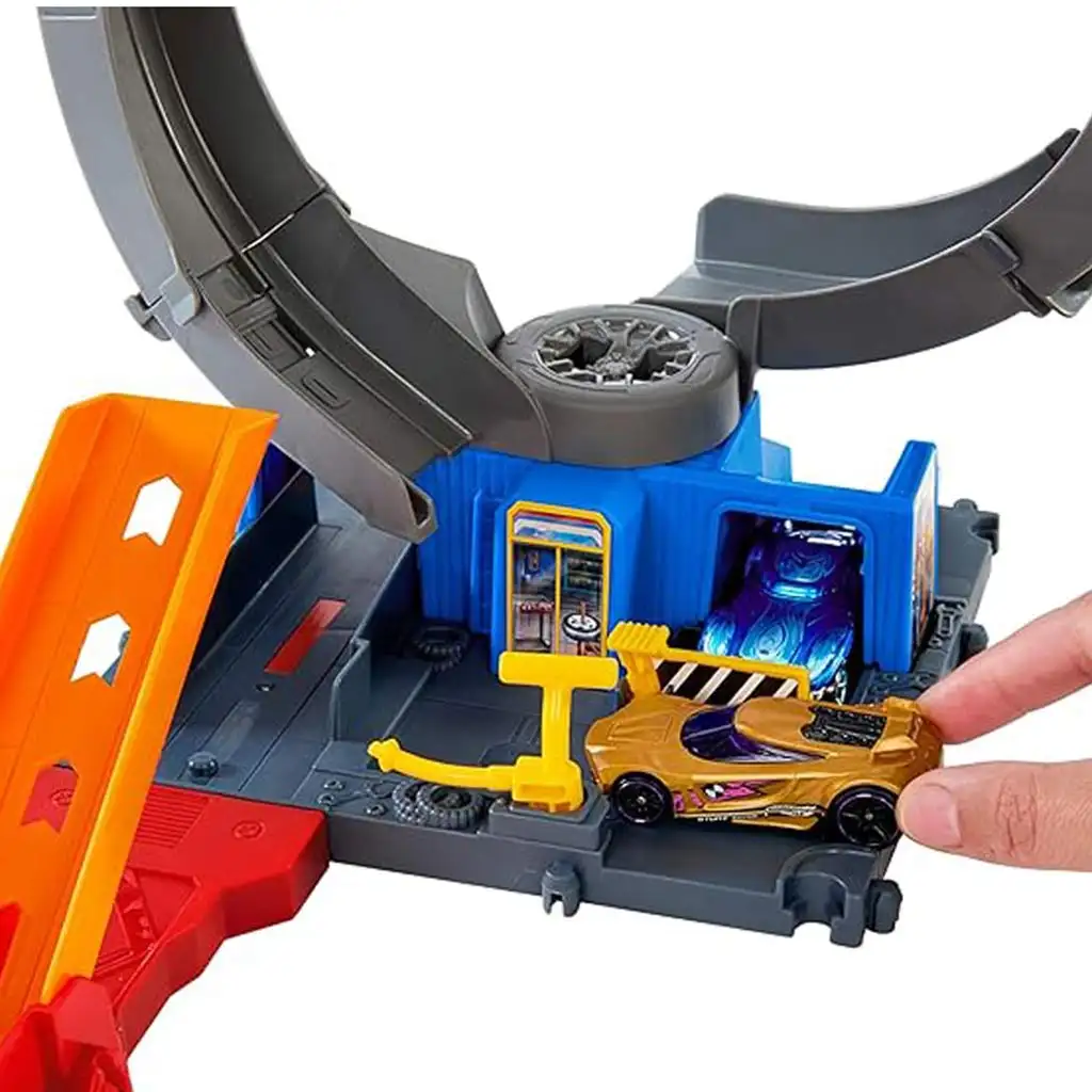Hot Wheels: Fledermausschleifen-Rennstrecke - Mattel kép 4