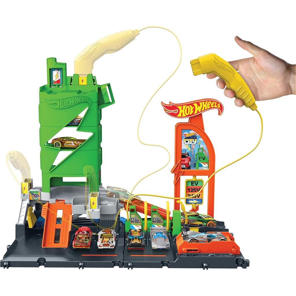 Hot Wheels: City Tankstelle Spielset mit 1 Auto - Mattel kép 2