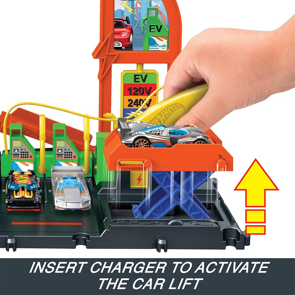 Hot Wheels: City Tankstelle Spielset mit 1 Auto - Mattel kép 3