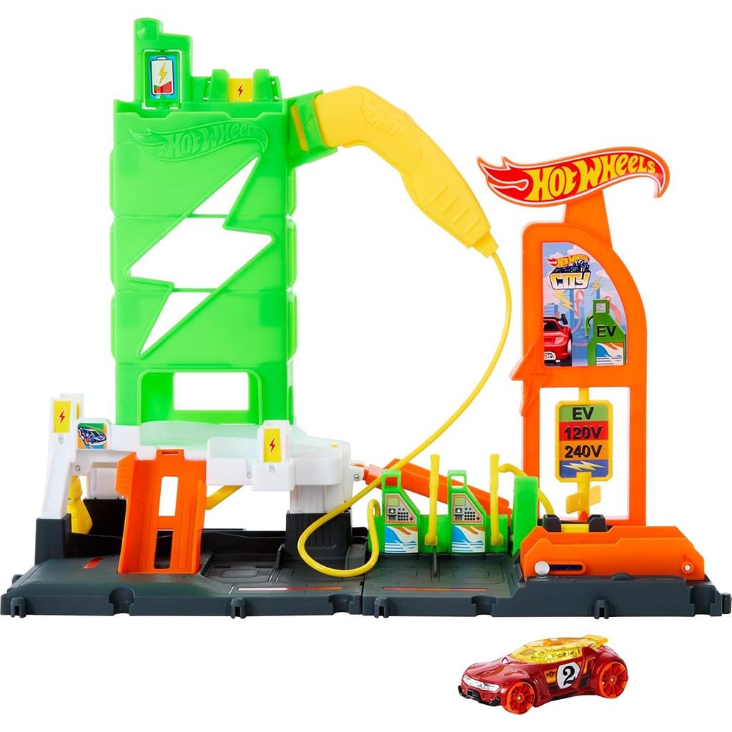 Hot Wheels: City Tankstelle Spielset mit 1 Auto - Mattel kép 6
