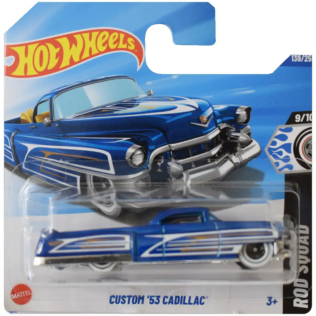 Hot Wheels: Custom ’53 Cadillac blaues Spielzeugauto 1/64 - Mattel