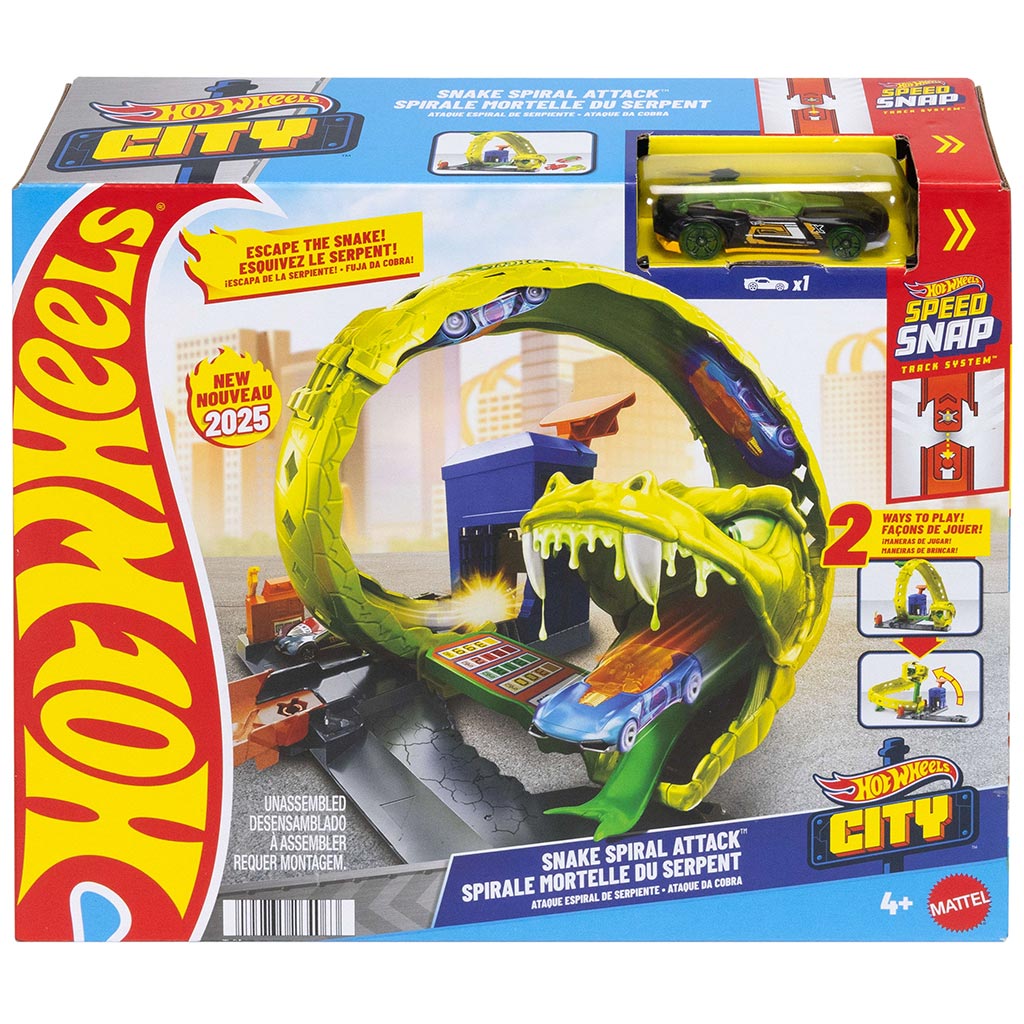 Hot Wheels: Schlangenangriff Spielset – Mattel
