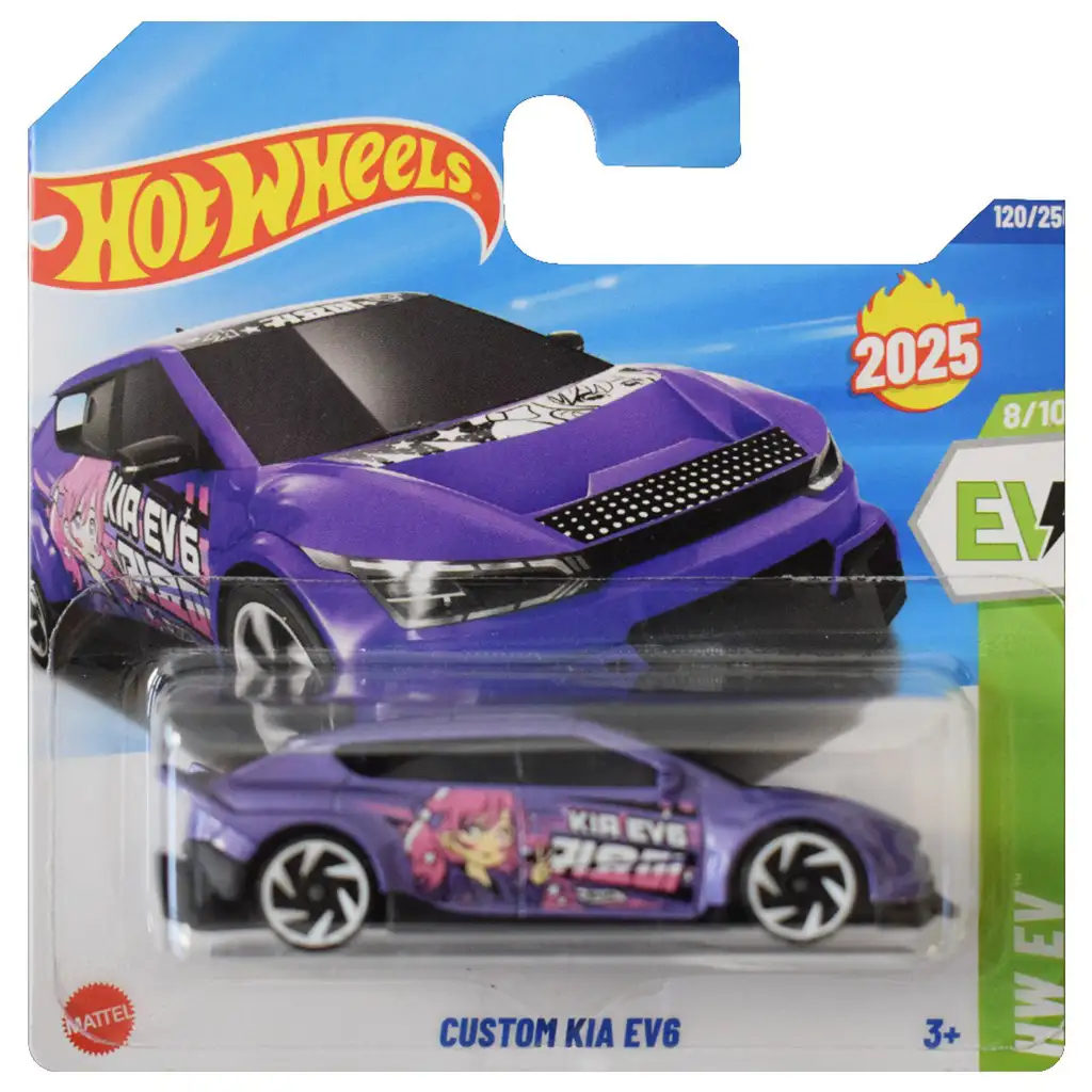 Hot Wheels: Custom Kia EV6 Spielzeugauto 1/64 - Mattel