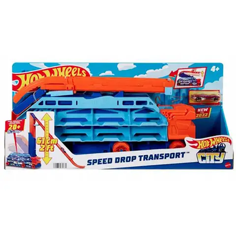 Hot Wheels: Freifall-Strecken-Set - Mattel