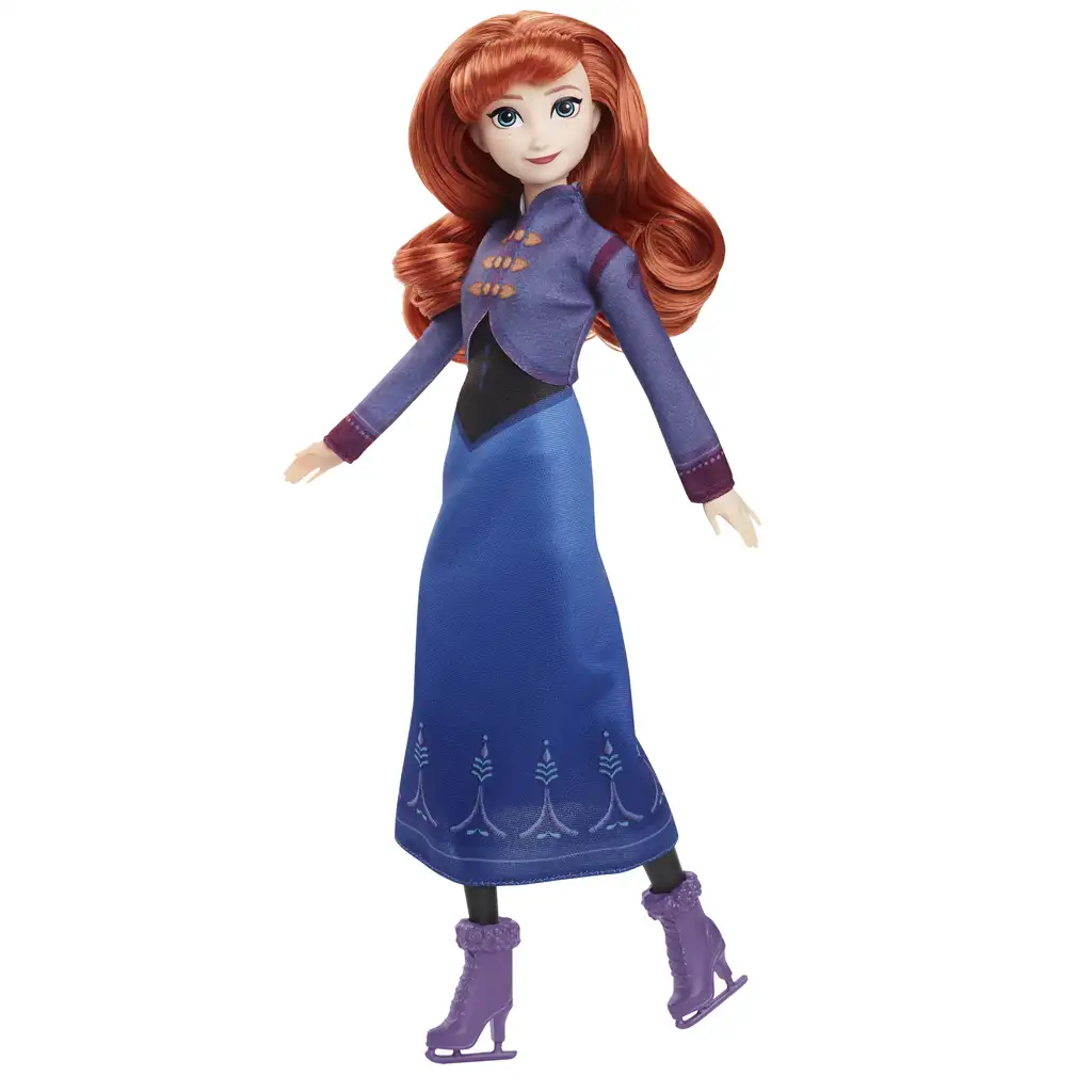 Jégvarázs: Korcsolyázó Anna baba - Mattel kép 2