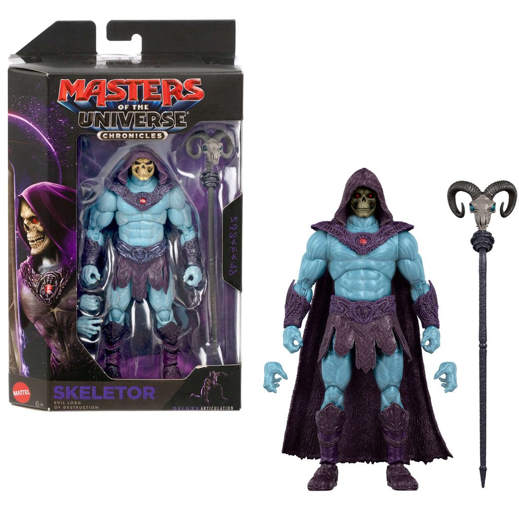 Masters of the Universe: Az univerzum védelmezői Skeletor Csontarcú deluxe akciófigura - Mattel kép 1